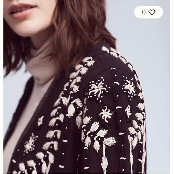 Love Sam Anthropologie Beaded Richmond Jacket - MEDIUM - Picture 5 of 12